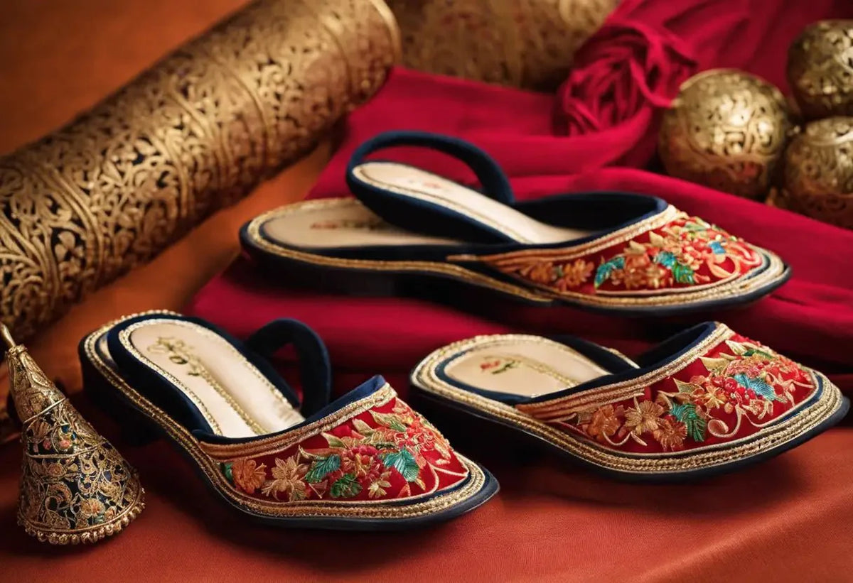 Step Into Elegance the Best Embroidery Chappal and Slippers for Ladies