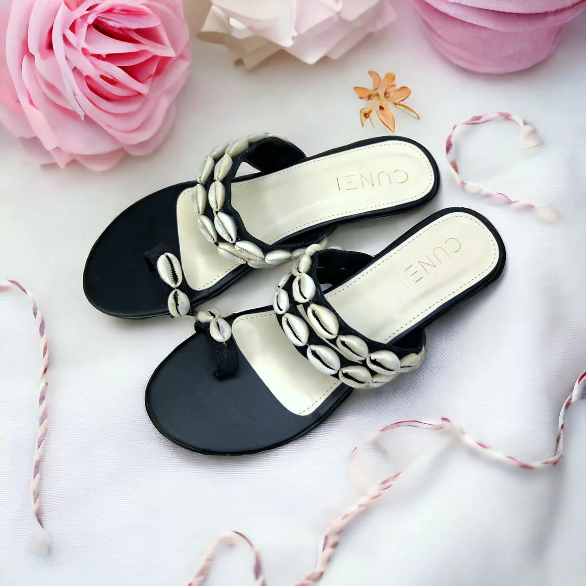 Wedding Flip Flops (Black or White Available) | 6 Pairs