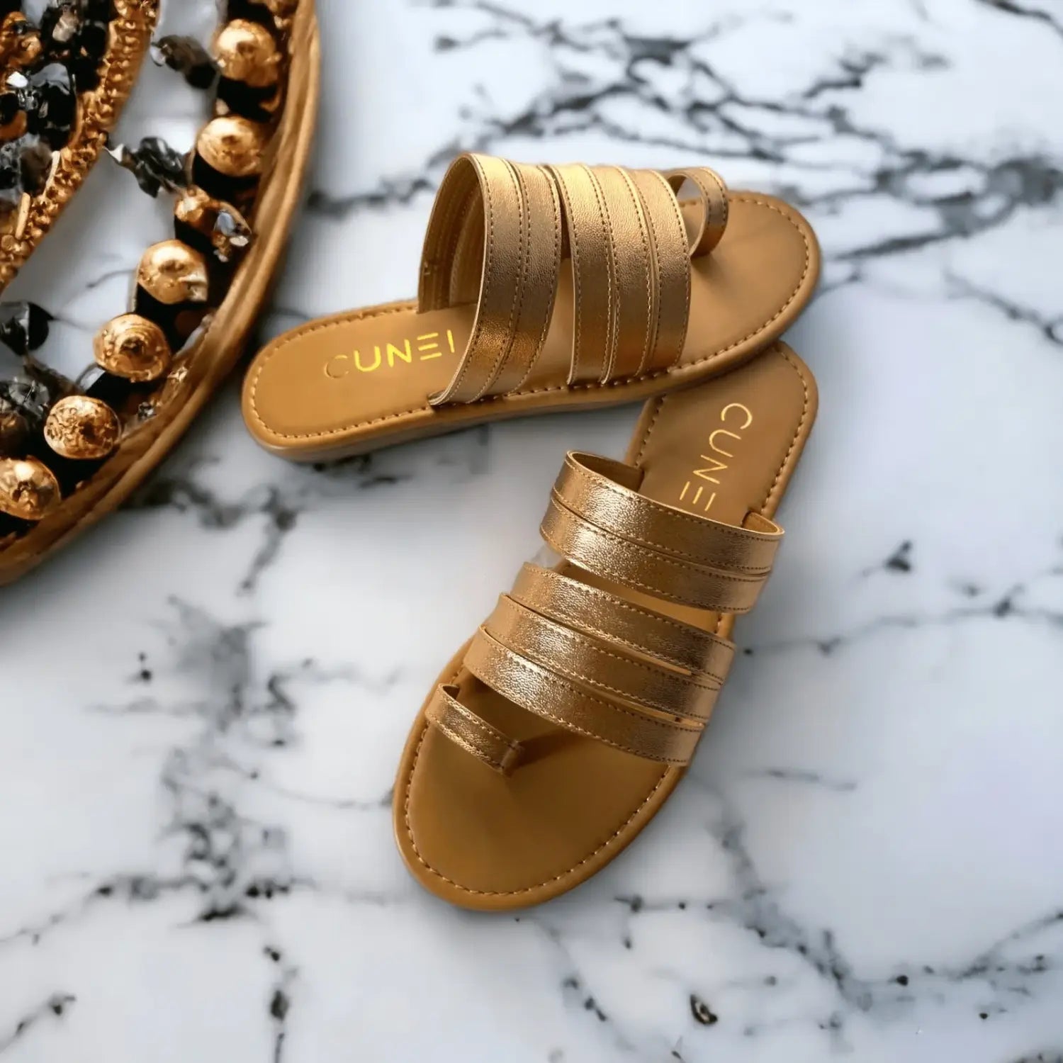 Rose Gold Sandals for Girls