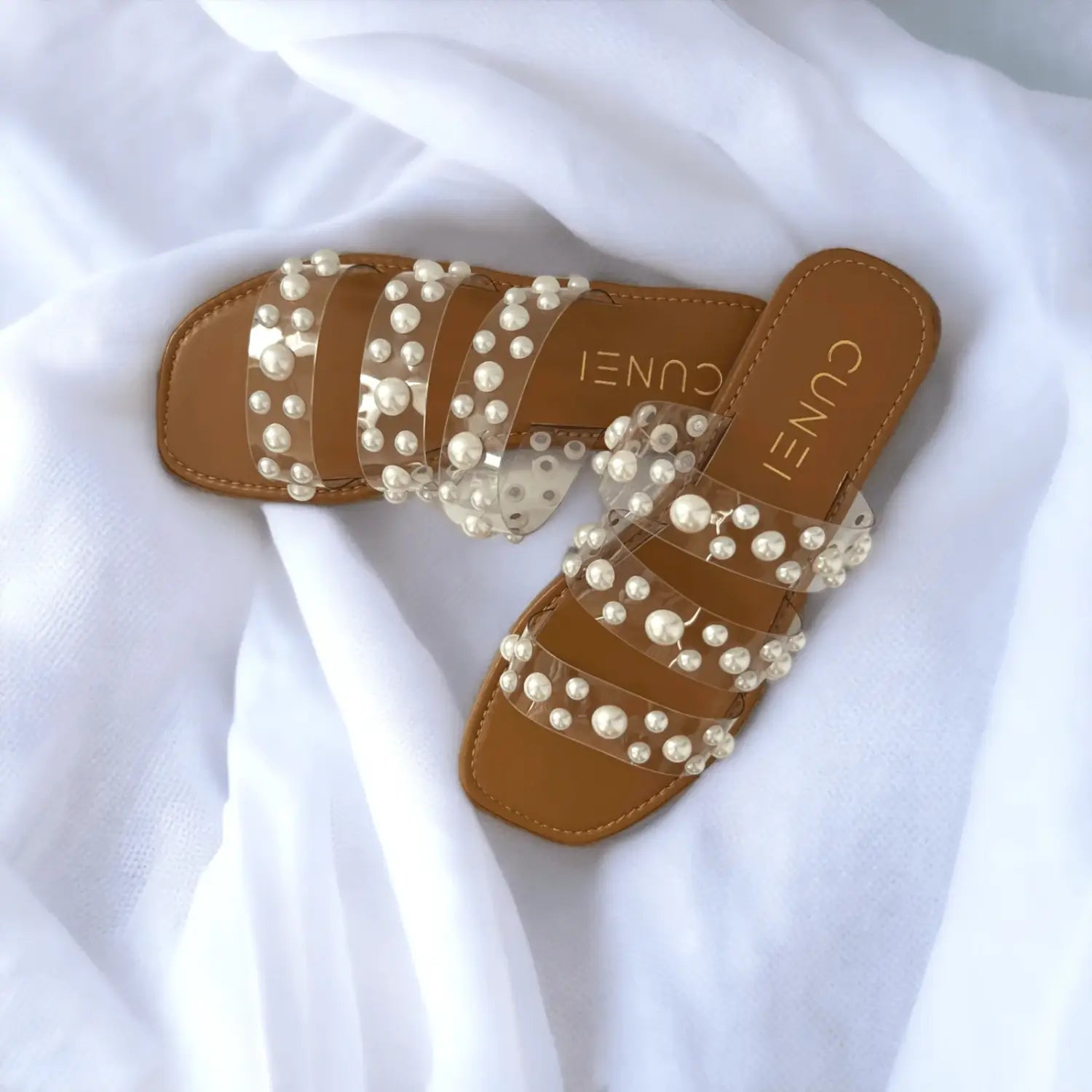 Sandals for Girls - Pearl Flats by Cunei India