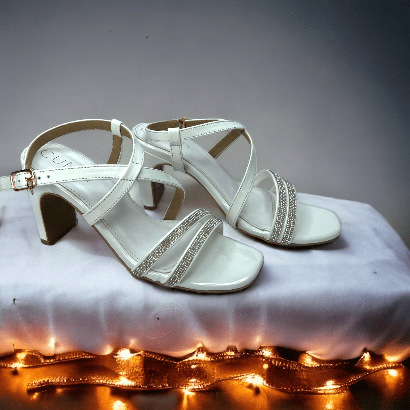 Solid White Heels - Heels